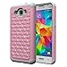 Galaxy J2 Prime Case, Galaxy Grand Prime Plus Case, Eflistone[Shock Absorption] Drop Protection Hybrid Armor Defender Protective Case Cover for Samsung Galaxy Grand Prime Plus / J2 Prime (Pink/Grey)