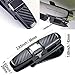Glasses Holder for Car Sun Visor Clip, Amison 2 Pack Double Sunglasses Eyeglasses Mount with Ticket Card Slot