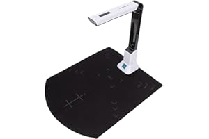 8MP Document Camera, USB Document Camera for Teachers, Automatic Correction, Foldable Portable OCR Text Recognition Camera Sc