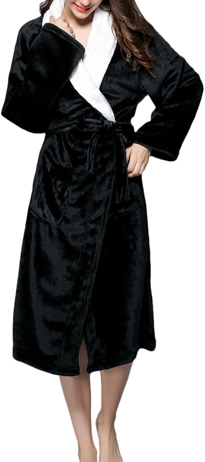 plus size fleece dressing gown