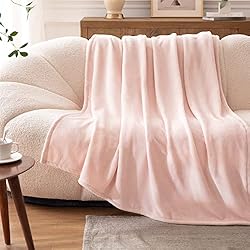 Bertte Fleece Throw Blanket Super Soft Cozy Warm