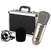 Behringer B-1 Gold-Sputtered Large-Diaphragm Studio Condenser Microphone | Large diaphragm condenser with cardioid polar pattern for studio recording, vocals and acoustic instruments