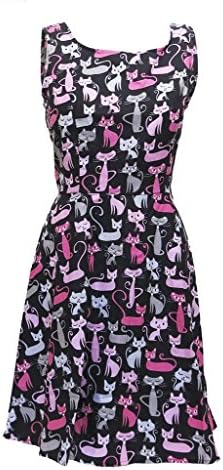 Retrolicious Retro Cat Dress Large