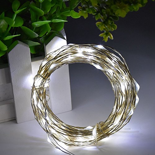 XFT-CK 10m/33FT 100 LEDs String Light With Battery Powered - Fairy Lights Starry Lights for Christmas Halloween Party DecorationÂ£Â¨ White Â£
