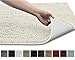 GORILLA GRIP Bath Rug Mat 30x20, Soft Absorbent Chenille, Quick Dry Microfiber Mats, Rubber Backing Washable Shower Floor Rugs, Bathmat Runner, US Designed Bathroom Home Decor Accessories Ivory Cream