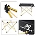 Moon Lence Portable Lightweight Folding Camping Hiking Picnic Table (Gold)