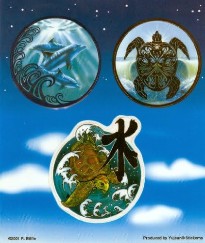 Richard Biffle - Aquatic Multi-Pak - Pack of 3 Stickers / Decals