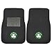 FANMATS 17611 Boston Celtics 2-Piece Embroidered Team Logo Car Mat Set, Front Row Automotive Floor Mats