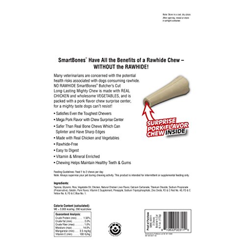 Smartbones Butcher'S Cut Long-Lasting Mighty Chew For Dogs, Large, 2 Pack - //medicalbooks.filipinodoctors.org