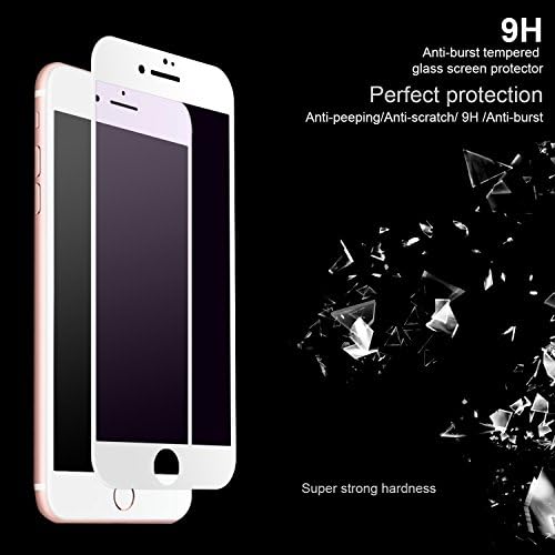 Iphone 7 Screen Protector Toptrade , Ultra Clear Thin UV Resistant Anti Scratch - Tempered Glass Screen Protector for iphone 7(White)