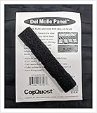 Del Molle Panel for Name Tapes - 1 inch x 5.25 inches - Black