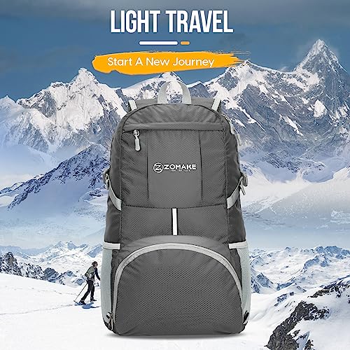 ZOMAKE Lightweight Packable Backpack - 10L Foldable Daypack For Travel
