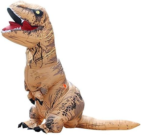 Inflatable Dinosaur jurrasic park Haloween costume. Party. (ADULT One size) by ShopKNS