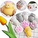 Outee 30 Pcs Mochi Squishies Toys Animal Stress Squishies Mochi Squeeze Mochi Cat Stress Squishies Cat Toy Stress Animals Mochi Squeeze Toy Kawaii