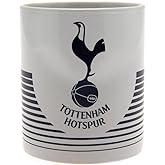 Tottenham Hotspur FC Official Ceramic Mug (One Size) (White/Black)