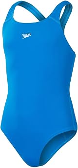 Speedo Women's Eco Endurance+ Medalist Swimsuit Bondi Blue Low Swimwear
