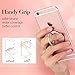 ESR Finger Ring Stand, Ring Holder/Finger Grip/Kickstand/Mount Universal [Washable] [Removable] Zinc Alloy Finger Loop for iPhone 7/7 Plus / 6s / 6 Galaxy S8 S8+ S7 Edge, Pink
