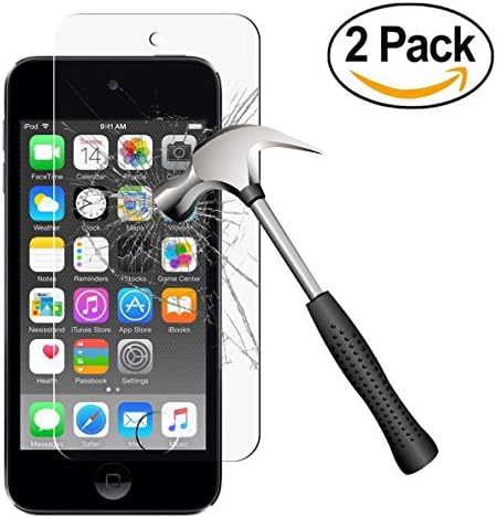 [2-PACK] Sinwere for Apple iPod Touch 6th / 5th Generation [Tempered Glass] Screen Protector,Anti-Scratch, Anti-Fingerprint, Bubble Free, Lifetime Replacement Warranty