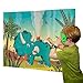 Funnlot Dinosaur Party Games for Kids Party Game for Boys Dinosaur Party Supplies Pin The Horn On The Triceratops Gifts for Dinosaur Lovers (Triceratops)