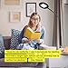 Brightech Contour Flex - Bright LED Floor Lamp for Reading, Crafts & Office Tasks - Standing Pole Lamp w. Flexible Gooseneck & Dimmer - Beauty Light for Lashes, Spa, Salon, Facial, Makeup - Black