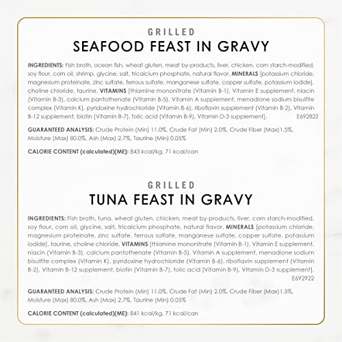 FANCY FEAST PURINA GRILLED SEAFOOD FEAST VARIETY PACK, 4.5 LB