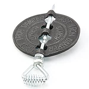 Amortiguador de tubería de hierro fundido de 125 mm para estufas de