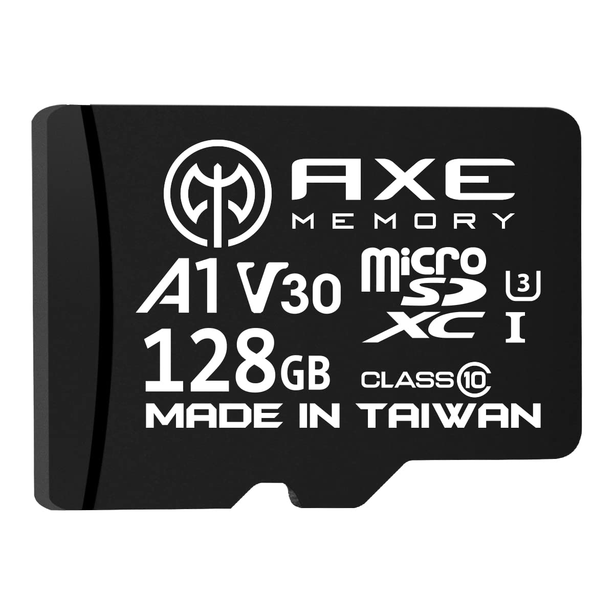 AXE MEMORY 128GB Micro SD Card 4K Ultra HD Video High Speed MicroSDXC Up To 95MB/S A1 V30 UHS-I U3