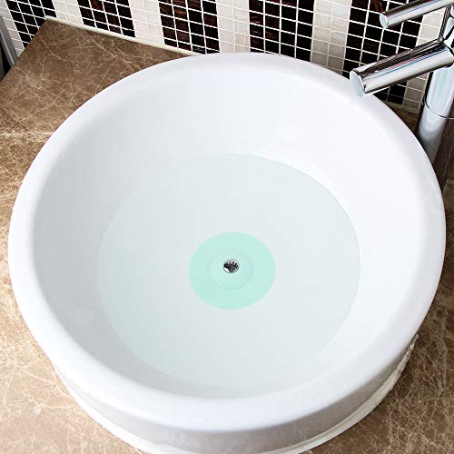 One Touch Open and Close, Attom Tech Easy Operation Shower Drain Stopper, Silicone Bathtub Drain Stopper Hair Trap Catcher Bathtub Drain Strainers Protectors Tub Shower Drain Bathroom Sink Plug (6 PK) - Thumbnail 5