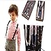 Children Suspender Clip Tie for Kids Youth 25.5