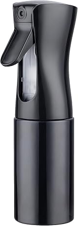 Grifema 200ml Small Water Spray Bottle Continuous Mist Black GE2001B-200B view 1