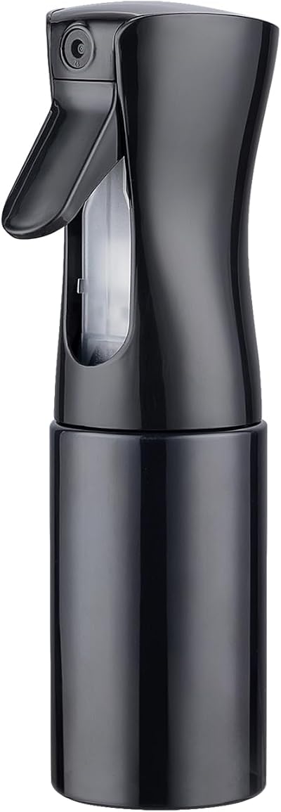 Grifema 200ml Small Water Spray Bottle Continuous Mist Black GE2001B-200B