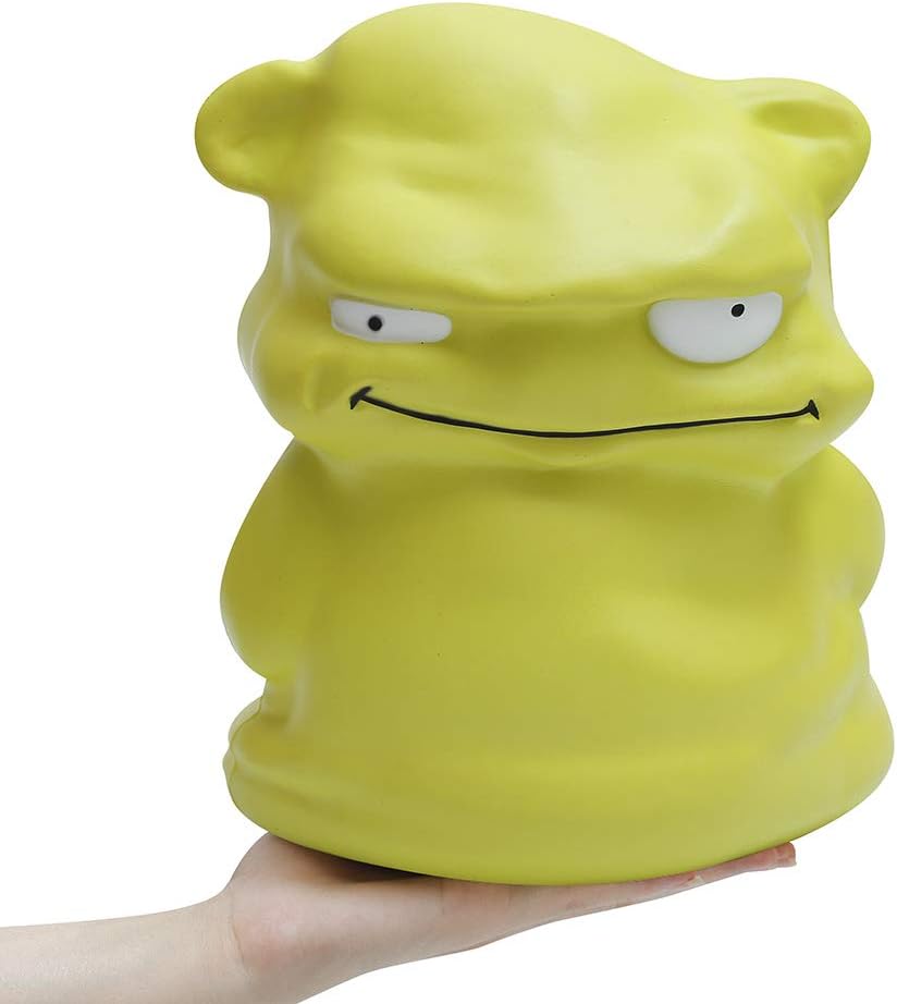 Anboor 9.8 Inches Jumbo Squishies Green Monster Squishy Slow Rising Squeeze Toys Stress Relief Kawaii Soft Squishies Sensory Toys Gift Collection - Image 4
