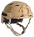 DLP Tactical Impax Extreme Fast Bump Helmet with Accessory Mounts - Tan