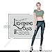 KEEXUENNL Lightning Leather Legging/High Tech-Fabric Shaping Pants/Slimming Faux Leather Leggings -Elastic/F