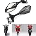 2X Carbon Style Integrated LED Turn Signal Light Blinker Side Marker Rearview Side Mirror for Racing Bike Suzuki SV650