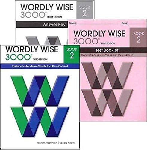 Wordly Wise 3000 Grade 2 SET (3 Books) -- Student, Answer Key and Tests