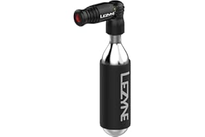 LEZYNE Trigger Speed Drive Bicycle Tire CO2 Inflator & 16g Cartridge, Slip Fit Head, Presta Valve, Neoprene Sleeve, C02 Infal