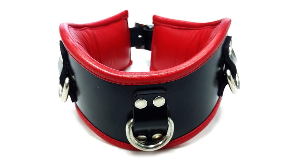 Rouge Garments One Size Black/Red Posture Collar