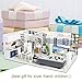 CUTEBEE Dollhouse Miniature with Furniture, DIY Dollhouse Kit Plus Dust Proof and Music Movement, 1:24 Scale Creative Room Idea