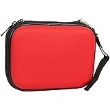 co2CREA Hard Shockproof Storage Carrying Case Bag for Kingston Digital 5-in-1 Mobile Companion/RAVPower FileHub WD01/Verbatim 98243 MediaShare Elgato/Game Capture HD60 (Red)