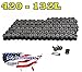 420 Motorcycle Roller Chain 132 Link with 1 Connecting Link for Go Kart Mini Bike ATV Dirt Bike