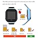 Kids Smart Watch GPS Tracker - Boys Girls Digital Watch Phone Wristband 2 Way Calling SOS Wechat Text Alarm Clock Camera Flashlight Learning Games Child Phone Watch for Children Age 3-12y(02 GM9 Blue)