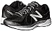 New Balance Women's W580V5 Running Shoes, Black, 7.5 B US