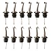 Axe Sickle 2 Pcs / 6 Pcs / 12 Pcs Food Grade Stainless Steel Flip-Top Bottle Pourer Spout Cork Stopper Dispenser Olive Oil Liquor Liquor Bottle Speed Pourers Flow Wine Beer Bartend Tool (12 per pack)