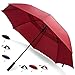 62 Inch Golf Umbrella (Red, 1-Pack) UV Umbrella Protection Sun Big Umbrella Waterproof Canopy Umbrella for Women Umbrellas for Kids Oversized Umbrella