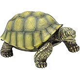 SUYNYBHF Realistic Turtle Statue Resin Turtle Statue Decor, Garden Sculpture Indoor/Outdoor Courtyard Lawn Ornament, Home Decor