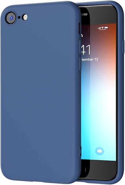 Amazon Co Jp Memzuoix Iphone Se ケース 第2世代 全面保護 耐衝撃吸収指紋防止 手触りもサラサラ ストラップホール 柔らかいシンプルな青 ビジネスマンにバッチリアイフォン Iphone Se 7 8用カバー 家電 カメラ