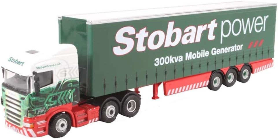 Oxford Diecast 1:76 Scania Highline Curtainside Stobart Power Collectable model 76SHL02CS