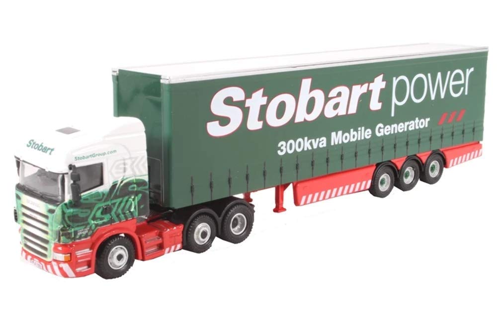 Oxford Diecast 1:76 Scania Highline Curtainside Stobart Power Collectable model 76SHL02CS