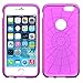 LUVVITT [Ultra Armor] Shock Absorbing Case Best Heavy Duty Dual Layer Tough Cover for Apple Phone 6 / Phone 6s (4.7) Purple/Pink